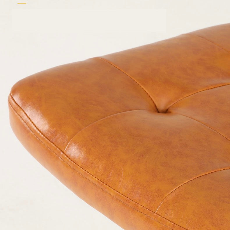 leather desk chair brown