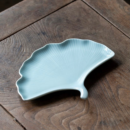 Zen Leaf Ceramic Dish