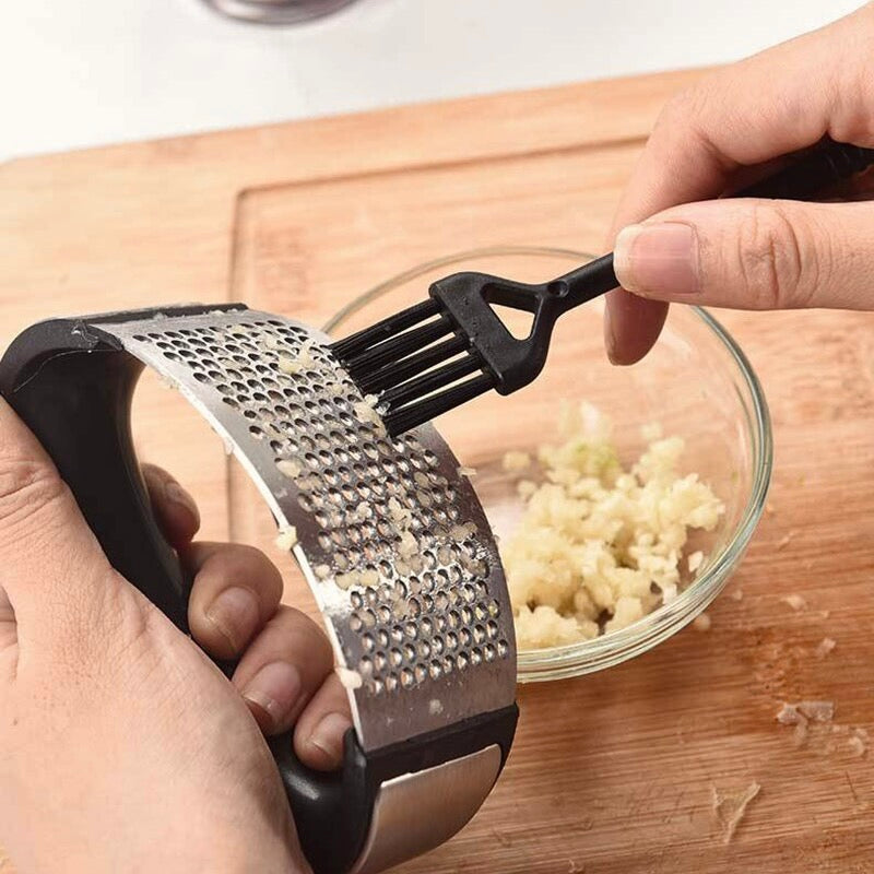 Stainless Steel Garlic Press