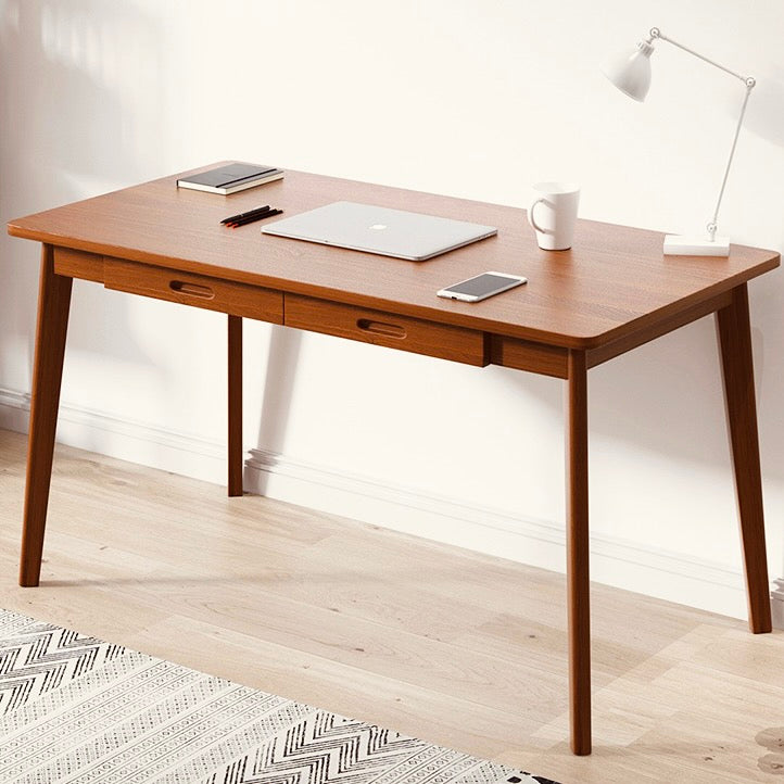 large wood desk