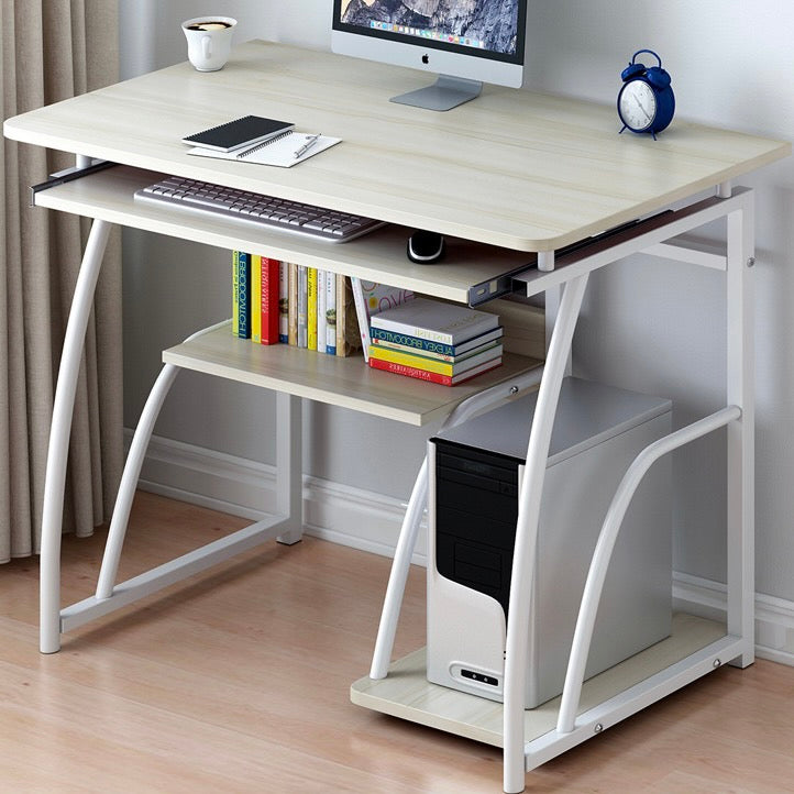 industrial metal desk with drawers