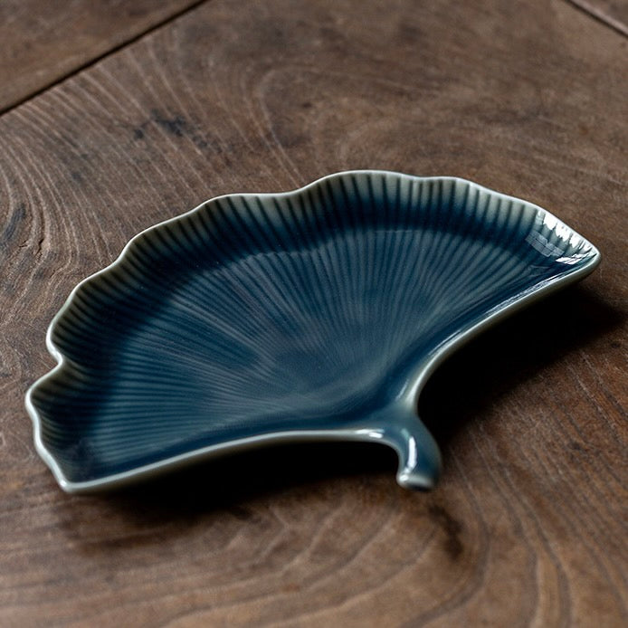 Zen Leaf Ceramic Dish