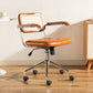 leather swivel desk chair