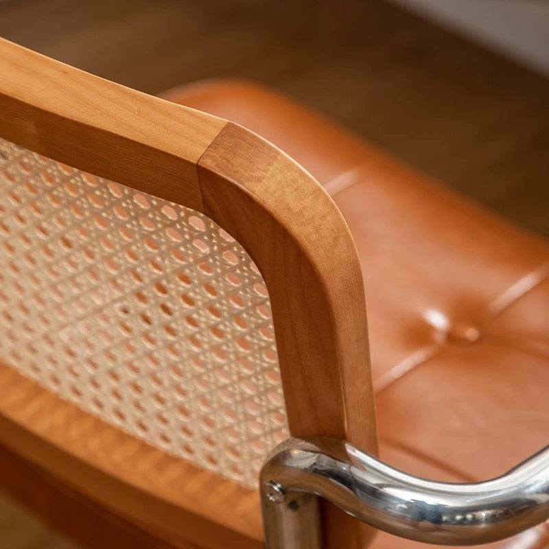 leather desk chair brown