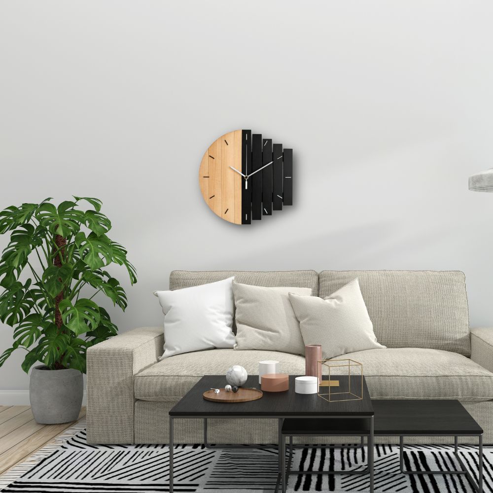 Industrial Abstract Wall Clock