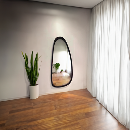 Asymmetric Modern Framed Mirror