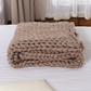 Chunky Knit Throw Blanket