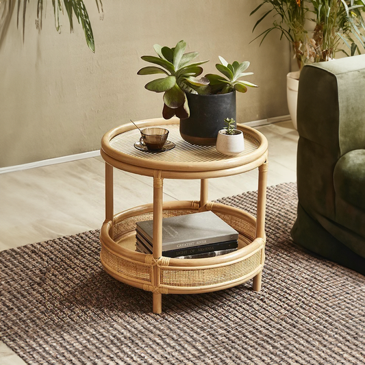 Elani Rattan Side Table