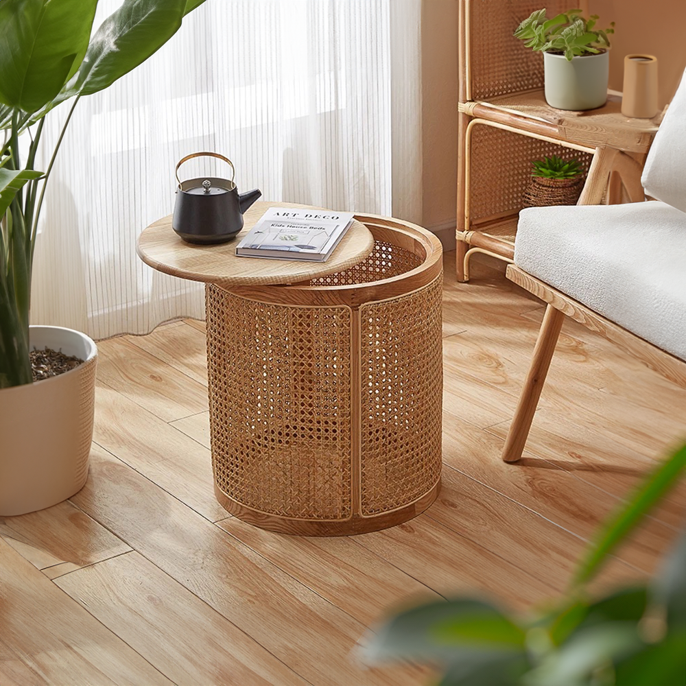 Klara Wicker Side Table