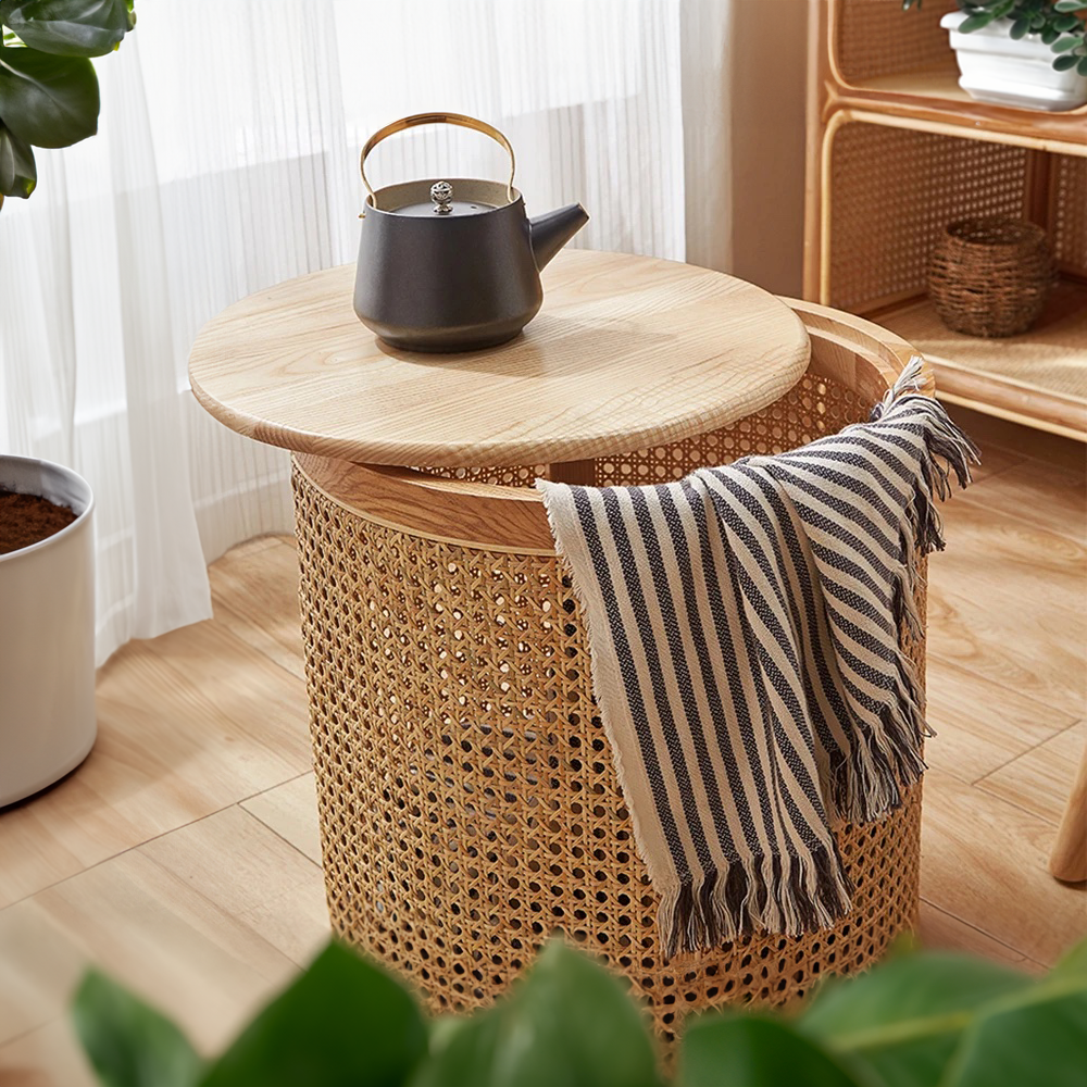 Klara Wicker Side Table