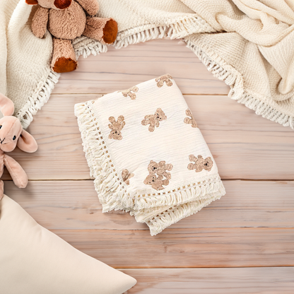 Teddy Bear Organic Swaddle