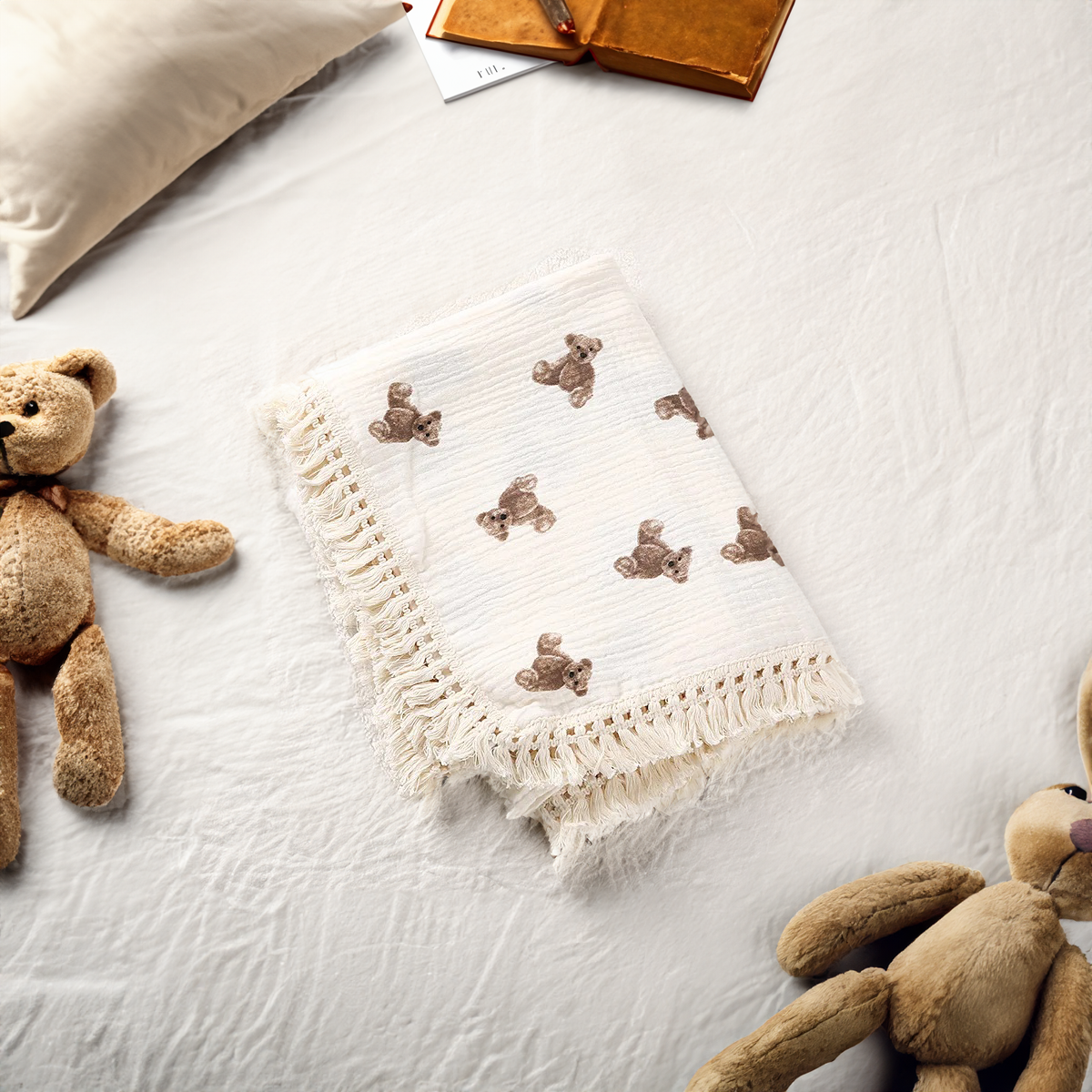 Teddy Bear Organic Swaddle