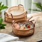 Woven rattan tray