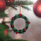 Woven Wreath Christmas Ornament