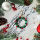 Woven Wreath Christmas Ornament