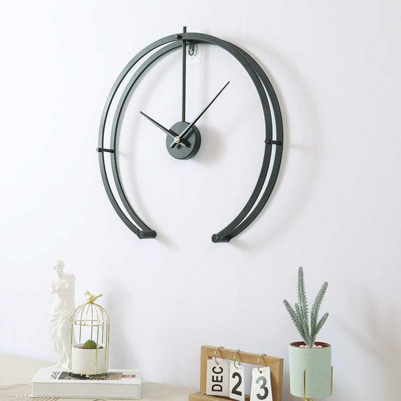 Modern Crescent Wall Clock