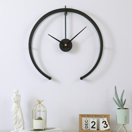 Modern Crescent Wall Clock