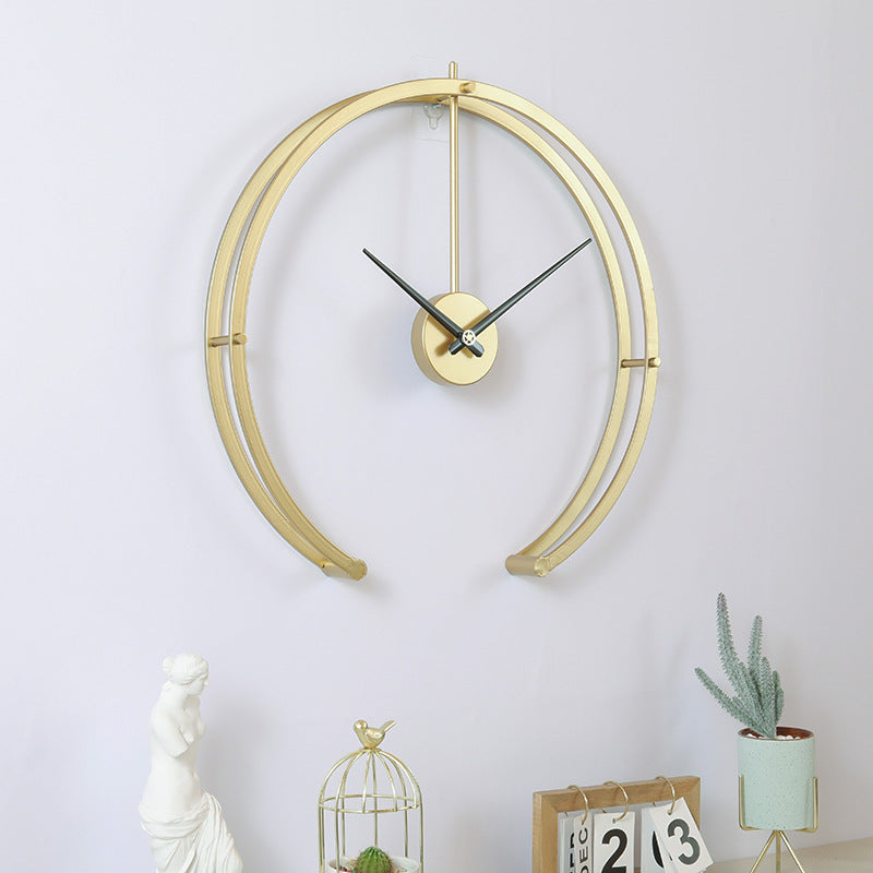 Modern Crescent Wall Clock