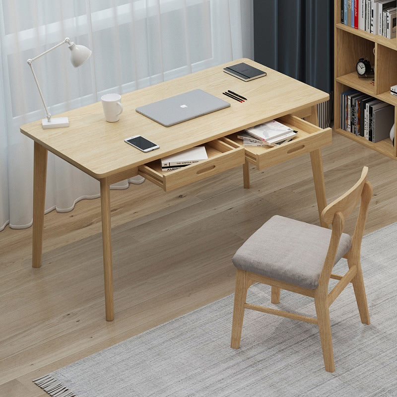 solid wood desk