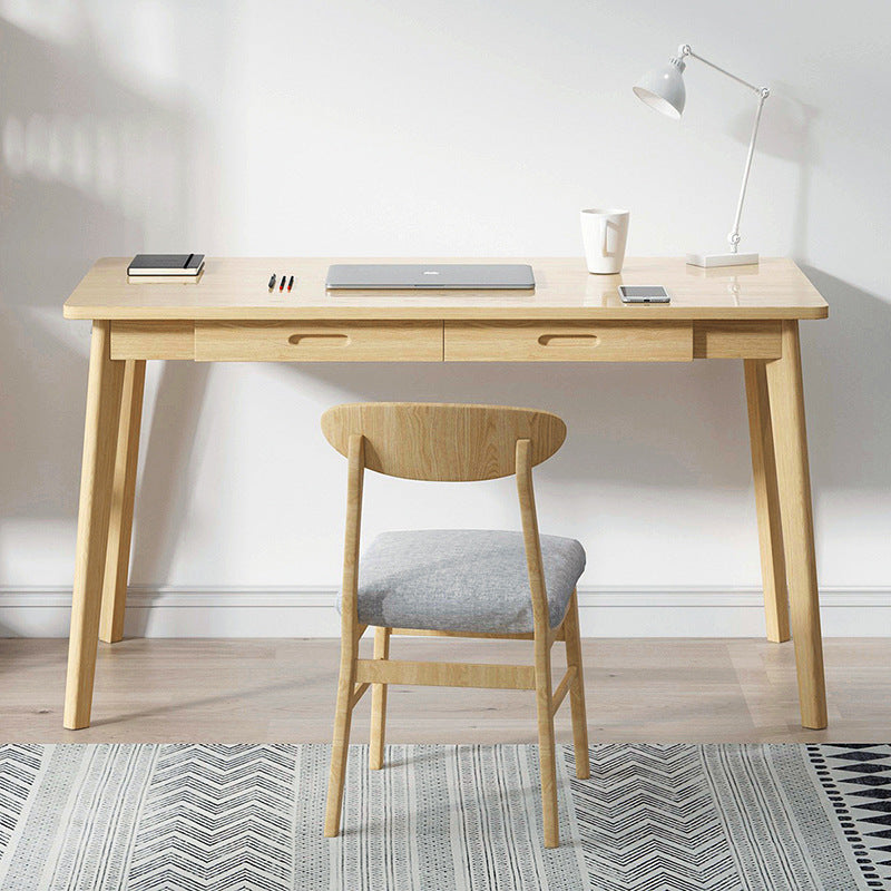 computer wood desk