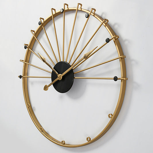 Minimalist Bronze Wall Clock