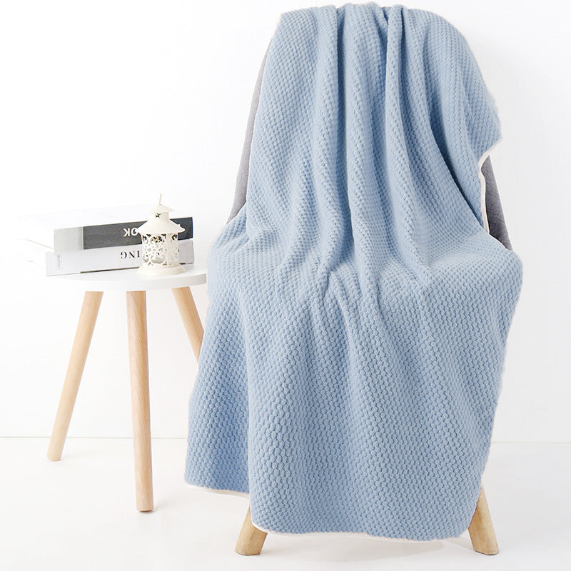 Textured Waffle Bath Towel