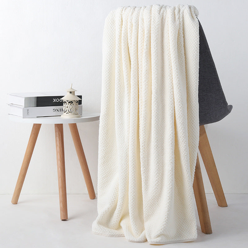 Textured Waffle Bath Towel