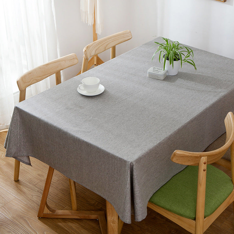 Plain Linen Tablecloth