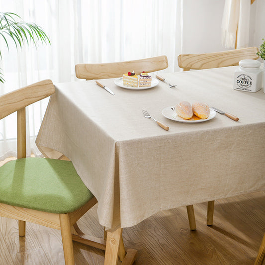 Plain Linen Tablecloth