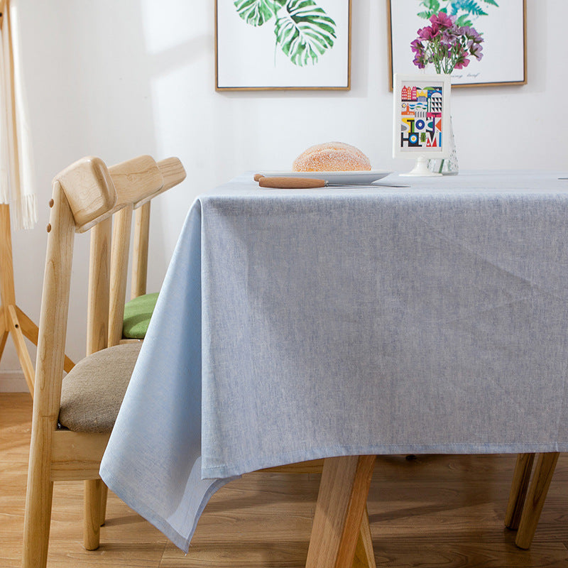 Plain Linen Tablecloth