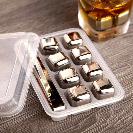 Stainless Steel Ice Cube Set