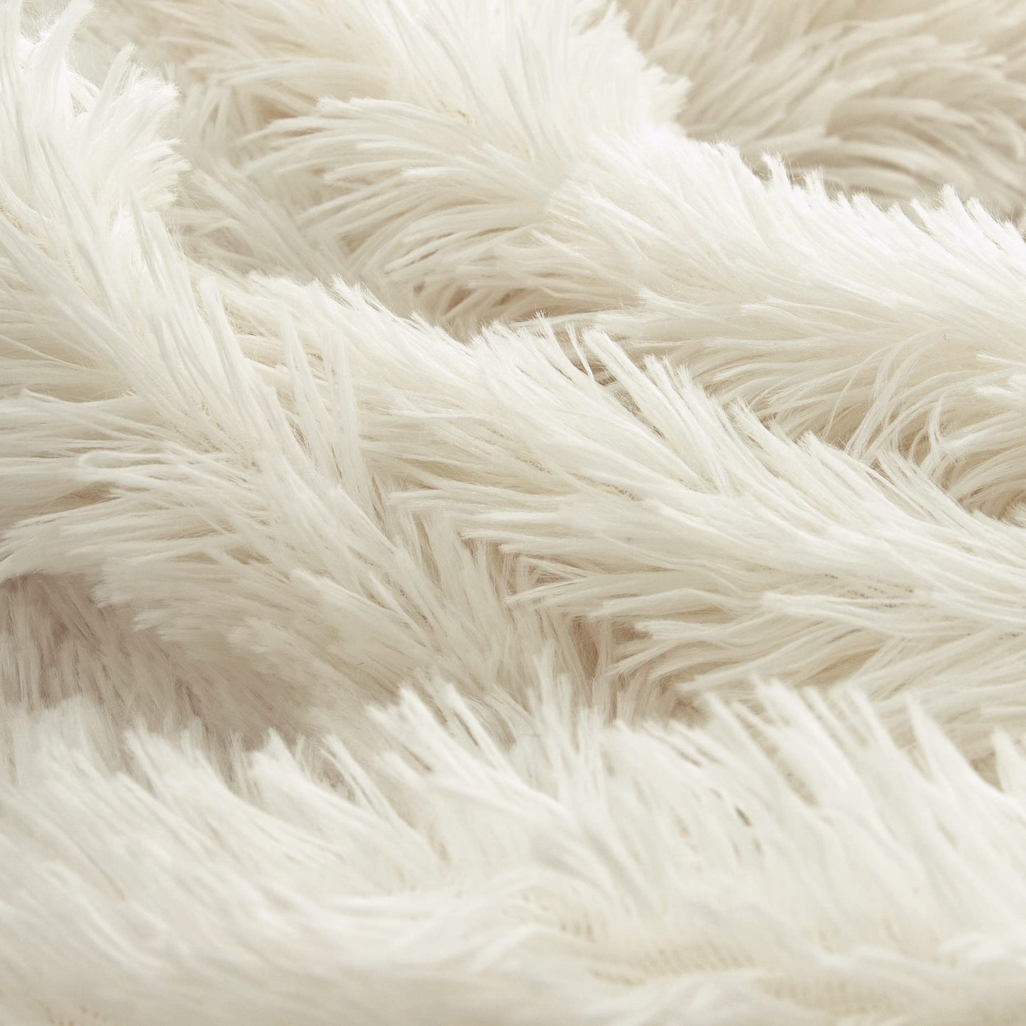 Shaggy Faux Fur Throw