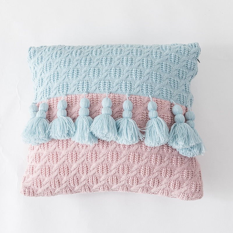 Bohemian Tassel Throw Cushion