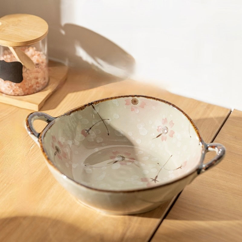 Organic Painted Ceramic Bowls