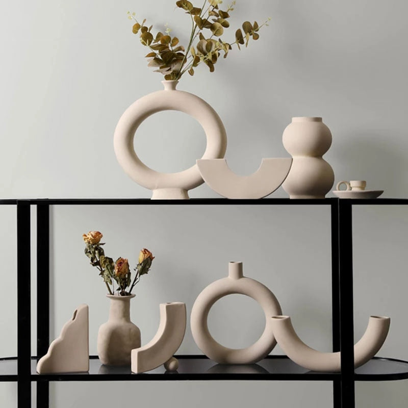 Abstract Shaped Assorted Vases