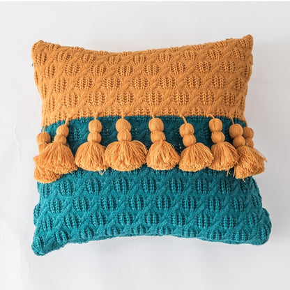 Bohemian Tassel Throw Cushion