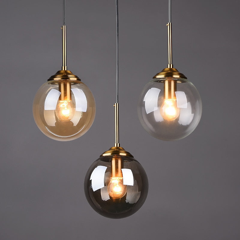 Exposed Bulb Pendant Light