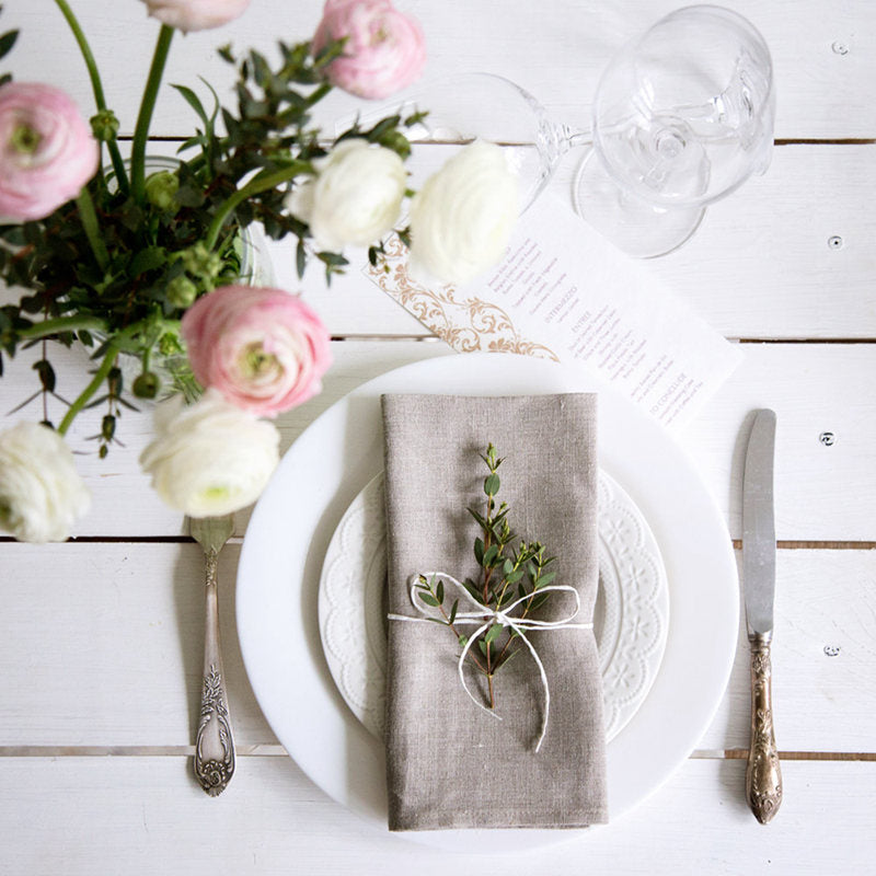 Natural Linen Napkin Set