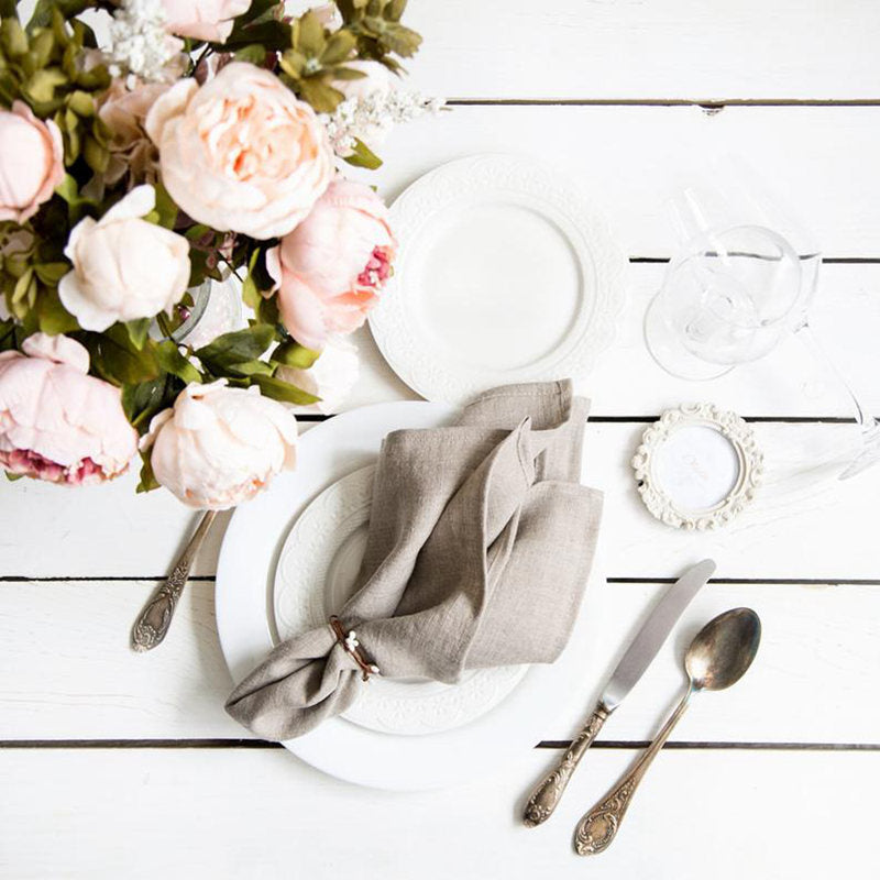 Natural Linen Napkin Set