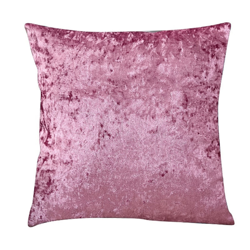 Crushed Velvet Throw Cushion