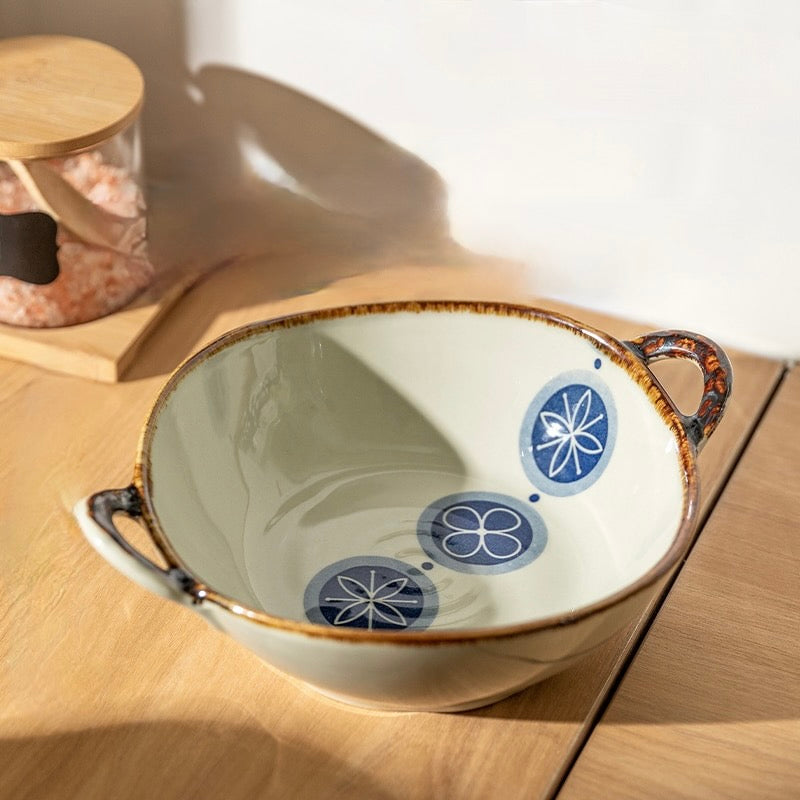 Organic Painted Ceramic Bowls