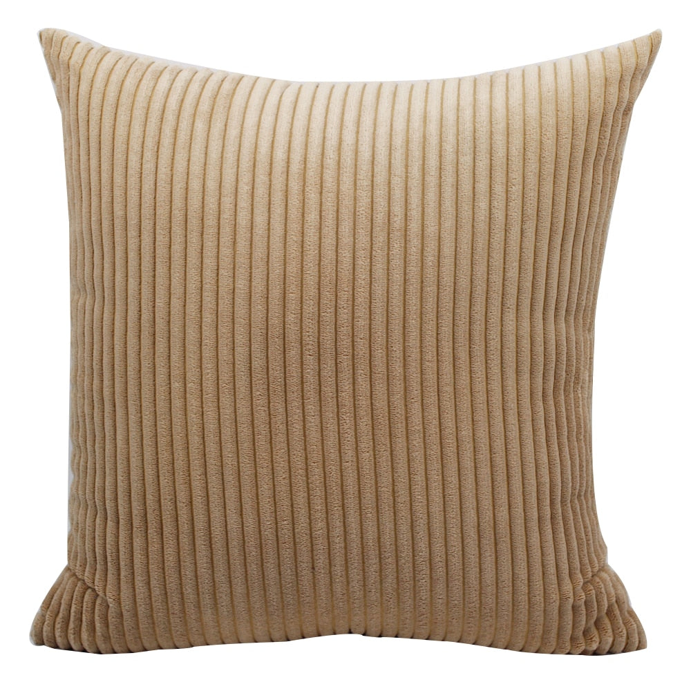 Ribbed Corduroy Throw Cushion