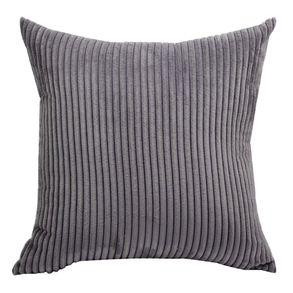 Ribbed Corduroy Throw Cushion