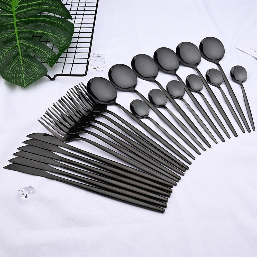 Essential 24 Piece Cutlery Set