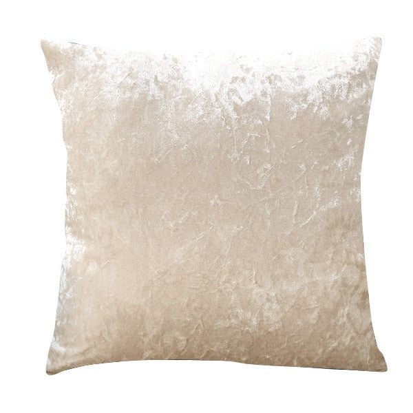 Crushed Velvet Throw Cushion