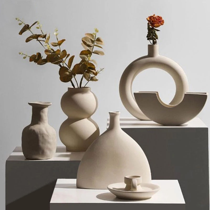 Abstract Shaped Assorted Vases