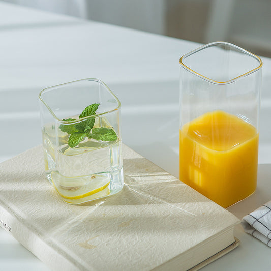 Modern Square Glass Tumblers