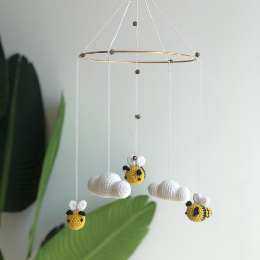 Bumble Bee Crib Mobile