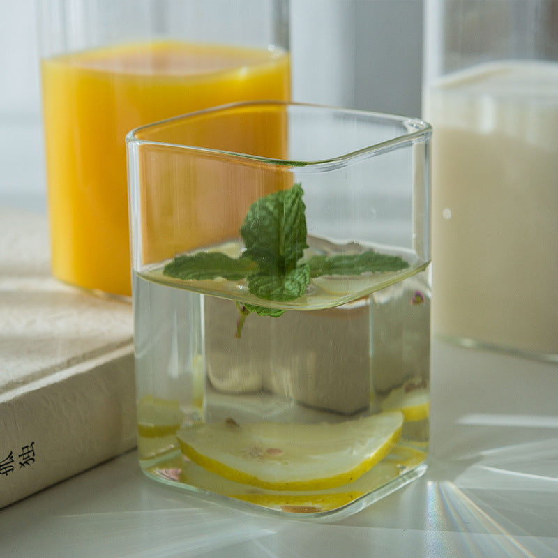 Modern Square Glass Tumblers