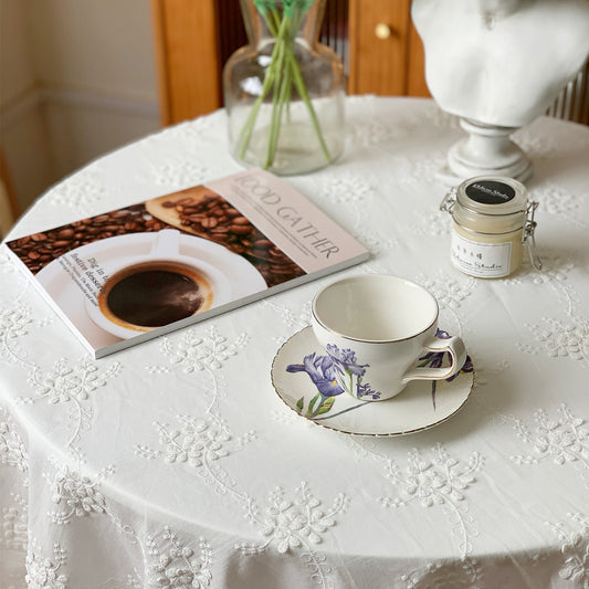 Classic Lace Round Tablecloth